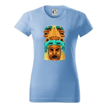 Mayová maska s pyramídou