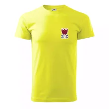 Folklór na prsníku kvetina štvorlistá