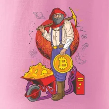 Baník ťaží Bitcoiny