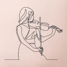 Huslistka jedným ťahom