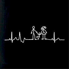 EKG rodina a jedno dieťa