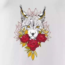 Rys s červenými ružami (Pecka design)