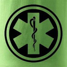 Rescue logo samostatné guľaté