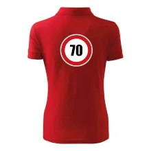 Dopravná značka - obmedzenie rýchlosti 70