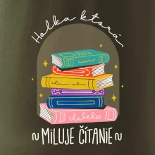 Holka, ktorá miluje čítanie