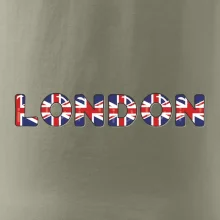 Nápis London vlajka