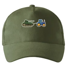 Ukrajinský traktorový pluk ulovil tank Ukrajinský traktorový pluk ulovil tank