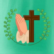 Veniec - kríž a modlenie