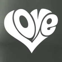 Love nápis jednoduchý