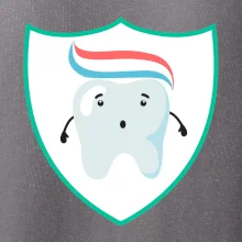 Zúbok na prsníku - zubná pasta