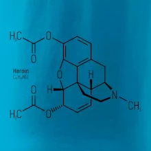 Molekulárna štruktúra Heroín Molekulárna štruktúra Heroín
