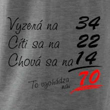 Vyzerá, cíti sa, chová sa - 70 rokov Vyzerá, cíti sa, chová sa - 70 rokov