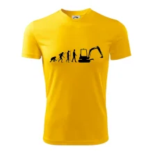 Evolúcia bager malý Evolúcia bager malý