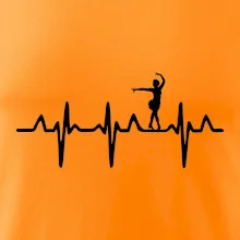 EKG tanečnice salsy