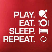 Stolný tenis - eat sleep