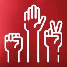 Kameň nožnice papier ikony