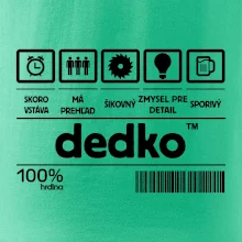 Čiarový kód - dedko Čiarový kód - dedko