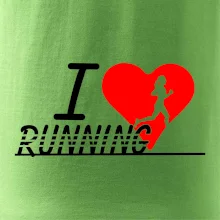 I love running dievča