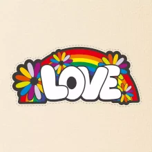 Love s dúhou v pozadí