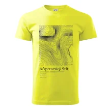 Kôprovský štít - vrstevnice v obdĺžniku