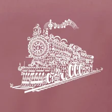 Stará lokomotiva z not