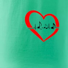 Moje srdce bije pre hudbu - srdce malé