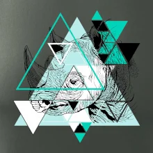 Biely nosorožec (Pecka design)