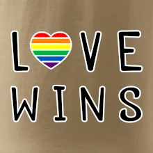 Love wins nápis