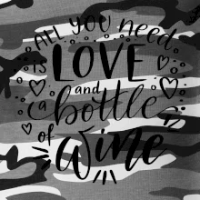 All you need is love and bottle of wine