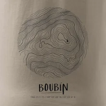 Boubín - vrstevnice v kruhu