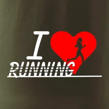 I love running dievča