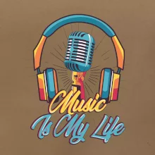 Music is my life slúchadlá Music is my life slúchadlá