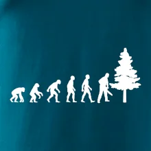 Evolúcia drevorubač - píla a strom