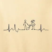 EKG rodina a jedno dieťa