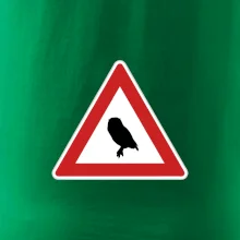 Dopravná značka - Pozor sova