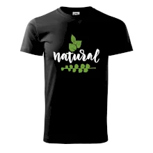 Natural - nápis v listoch