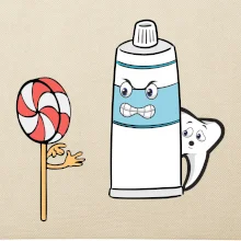 Lízátko pasta zuby