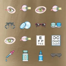 Očný lekár ikony