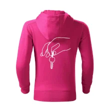 Kľúče a ruka jedným ťahom