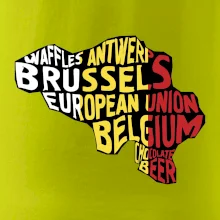 Mapy - názvy miest - Belgicko