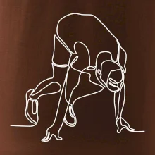 Bežec na štarte jedným ťahom