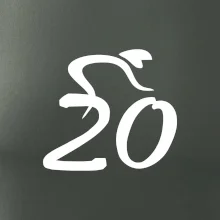 Cyklista oslavuje dvadsiatku (20)