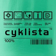 Čiarový kód - cyklista