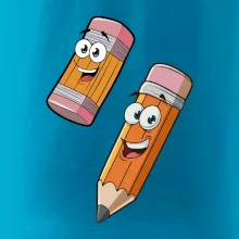 Parové tričko - Ceruzka a guma