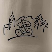 Cyklista na výlete Cyklista na výlete