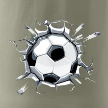 Futbalová lopta v triku Futbalová lopta v triku