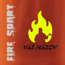 Hasiči - oheň - Váš názov - Prsník + chrbát