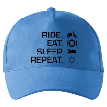 Ride Eat Sleep Repeat moto skúter