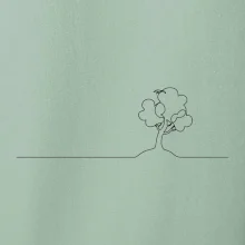 Strom s vtáčikom linka