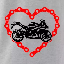 Moto srdce reťaz - cestná